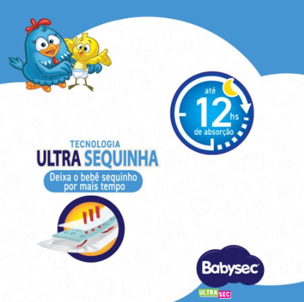 Imagem de Fralda Babysec Ultrasec - Tam XG - (5 pacotes-30 cada pacote) total de 150 unidades -BARATO