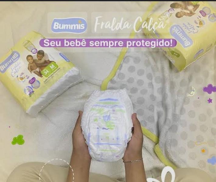 Imagem de Fralda Bummis Fralda Calça Jumbinho Tamanho M 20 Unidade