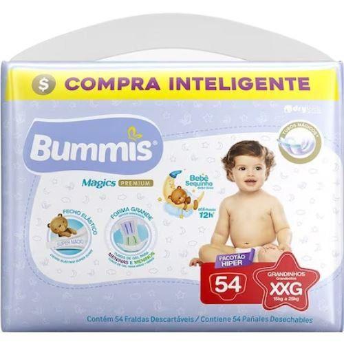 Imagem de Fralda Bummis Hiper Pacotão XXG c/54