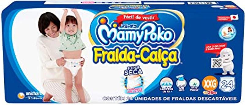 Imagem de Fralda Calça Descartável MamyPoko Super Seca Tam XXG - 24 fraldas - BARATO