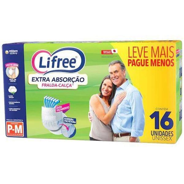 Imagem de Fralda Calça - Lifree  P/M  16 unidades - Eurofral