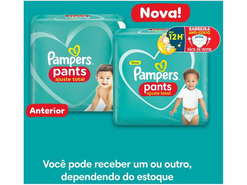 Imagem de Fralda Calça Pampers Ajuste Total Tam. G 9 a 13Kg 2 Pacotes com 72 Unidades Cada