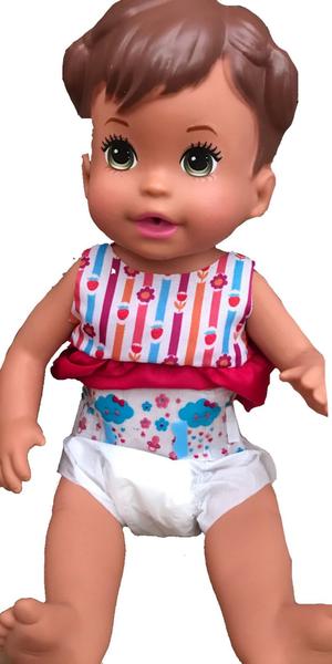 Imagem de Fralda de boneca faz xixi 20 un. serve nas bonecas baby alive little mommy outras 004-1 ED1 Brinquedos