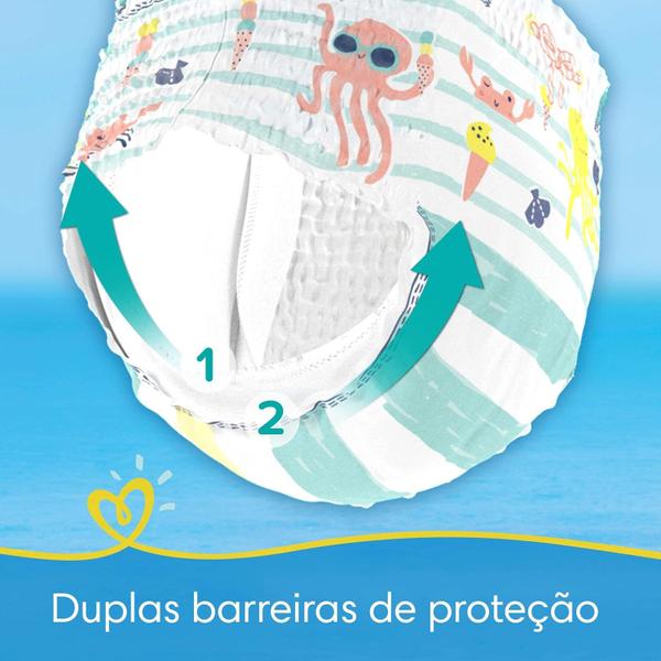 Imagem de Fralda de Piscina Infantil Pampers Splashers P/M com 12 unidades