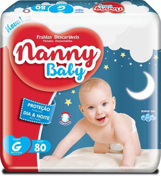 Imagem de Fralda Descartável Baby Felt Noturna Infantil G - 80 Unidades 