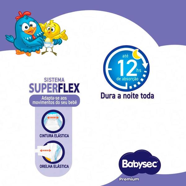 Imagem de Fralda Descartável Babysec Galinha Pintadinha Premium XG  24 Tiras