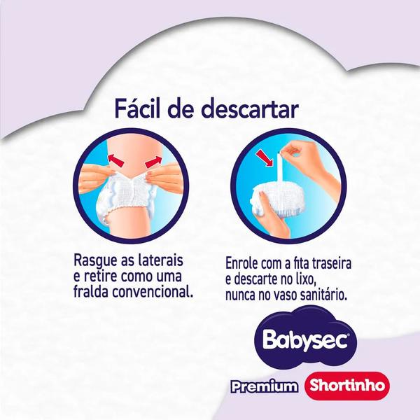 Imagem de Fralda Descartável Babysec Galinha Pintadinha Shortinho Mega XXG Com 20 Unidades