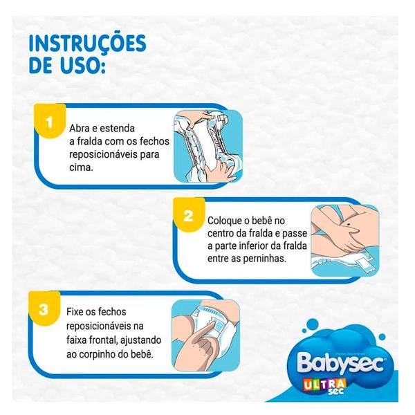 Imagem de Fralda Descartável Babysec Ultra Sec Jumbo XXG - 16 Tiras