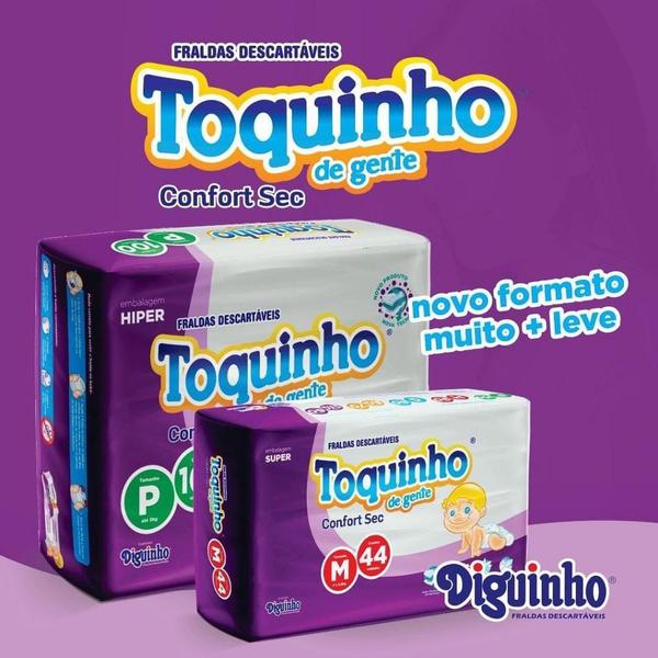 Imagem de Fralda Descartável Infantil TOQUINHO DA GENTE BASIC PLUS