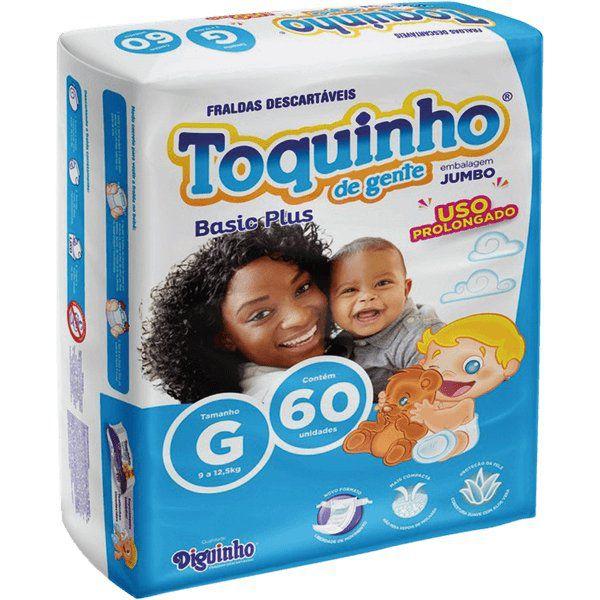 Imagem de Fralda Descartável Infantil TOQUINHO DA GENTE BASIC PLUS