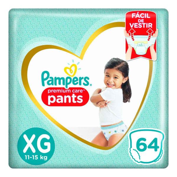 Fralda Descartável Pampers Premium Care Pants XG 64 Unidades Fralda Descartável Pampers Premium Care Pants XG 64 Unidades