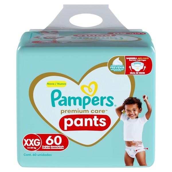 Fralda Descartável Pampers Premium Care Pants XXG 60 Unidades Fralda Descartável Pampers Premium Care Pants XXG 60 Unidades