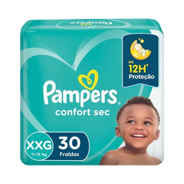 Imagem de Fralda Descartavel Pampers Total Confort Mega XXG 30Unidades