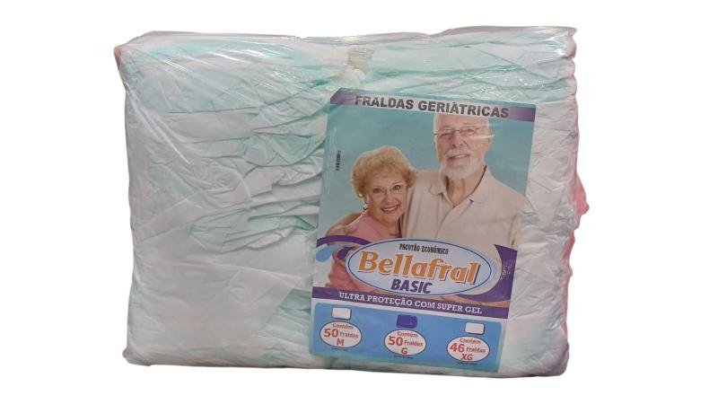 Imagem de Fralda Geriátrica BellaFral Pacotão Econômico - Uso Unissex