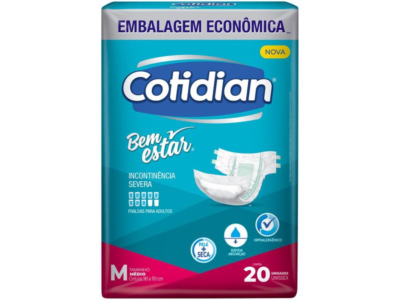 Imagem de Fralda Geriátrica Cotidian Embalagem Econômica