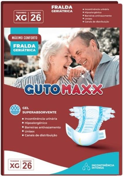 Imagem de Fralda Geriátrica Guto Maxx Mega 2 Pacotes Tamanho XG Com 26 Unidades Cada