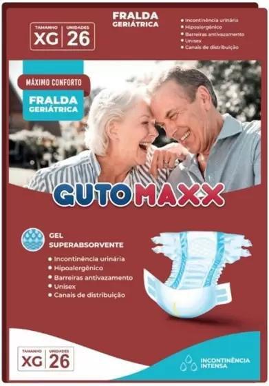 Imagem de Fralda Geriátrica Guto Maxx Mega 4 Pacotes Tamanho XG Com 26 Unidades Cada