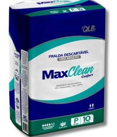 Imagem de Fralda geriatrica maxclean p 10x12