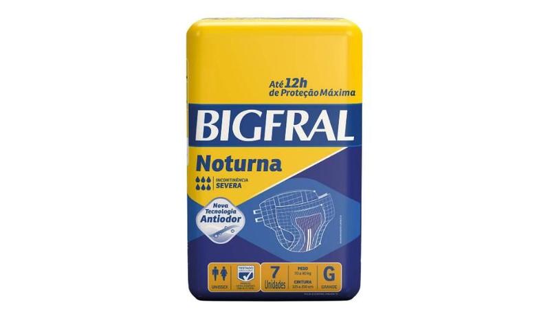 Imagem de Fralda Geriátrica Notua, Bigfral, Azul Escuro, G,