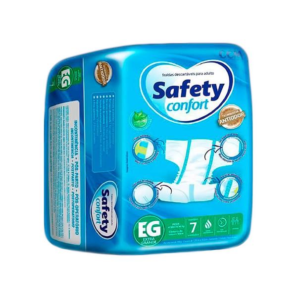 Imagem de Fralda Geriátrica Safety Confort Tamanho EG 7 Unidades