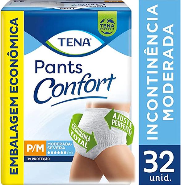 Imagem de Fralda Geriatrica Tena Pants Confort com 32 unid - Roupa Intima