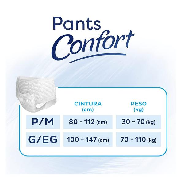 Imagem de Fralda Geriatrica Tena Pants Confort Vestir para Incontinência Tam G/XG 16 Unid