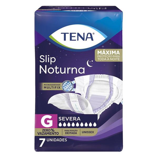 Imagem de Fralda Geriátrica TENA Slip Noturna G - Noturna 7 Unidades