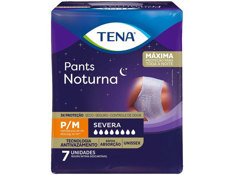 Imagem de Fralda Geriátrica TENA Slip Noturna P/M - Noturna 7 Unidades