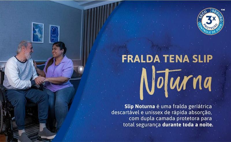 Imagem de Fralda Geriátrica Tena Slip Noturna Tam M 7Un - Essity