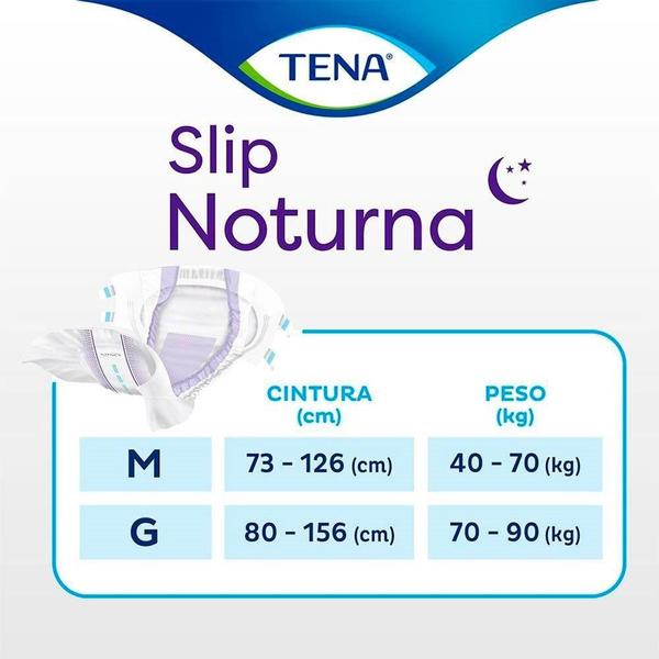 Imagem de Fralda Geriátrica Tena Slip Ultra Noturna M - 4 Pacotes com 16 Tiras