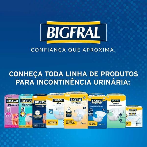 Imagem de Fralda Geriátrica Unissex Bigfral Derma Plus Noturna G 16 Unidades