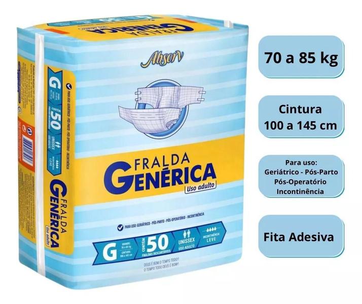 Imagem de Fralda Geriátrica Unissex Super Absorção Segurance