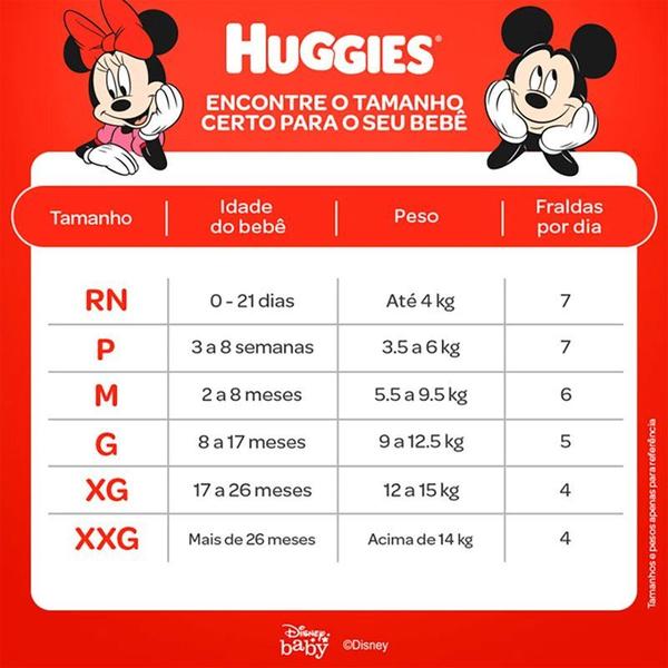 Imagem de Fralda Huggies Disney Mega Tripla Proteção XXG 32 Unidades