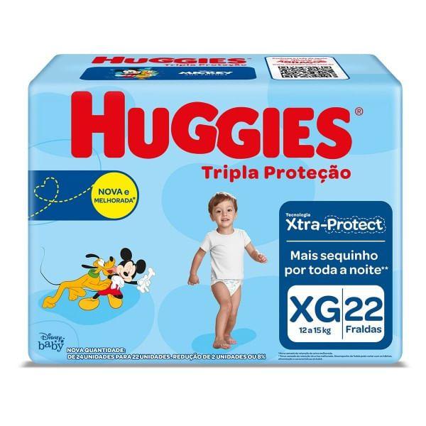 Imagem de Fralda Huggies Disney Tripla Proteção Jumbo xg com 22 Unidades