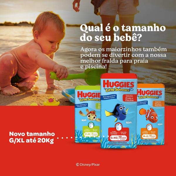 Imagem de Fralda Huggies Little Swimmers P/M 11 Unidades