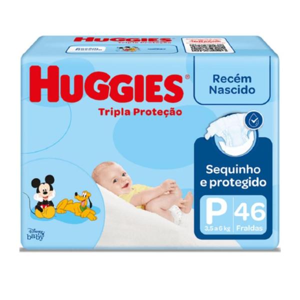 Imagem de Fralda Huggies Tripla Protecao Mega 46un P