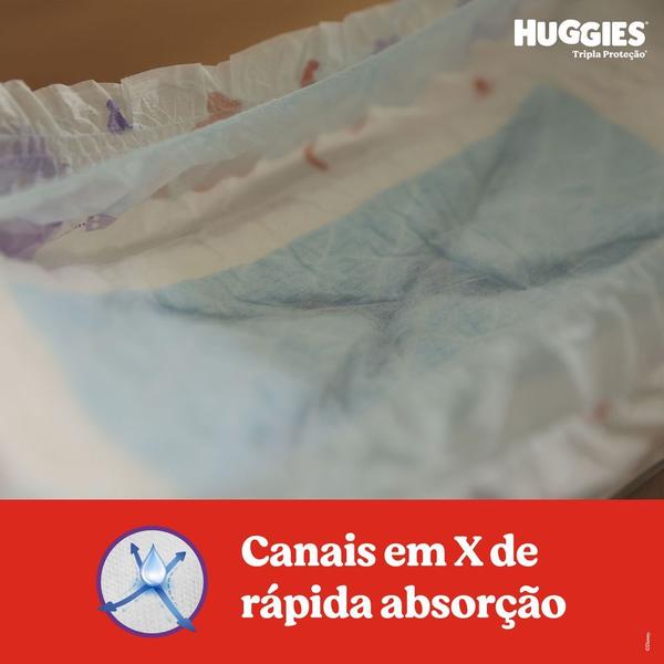 Imagem de Fralda Huggies Tripla Proteção Mega M 42 Tiras