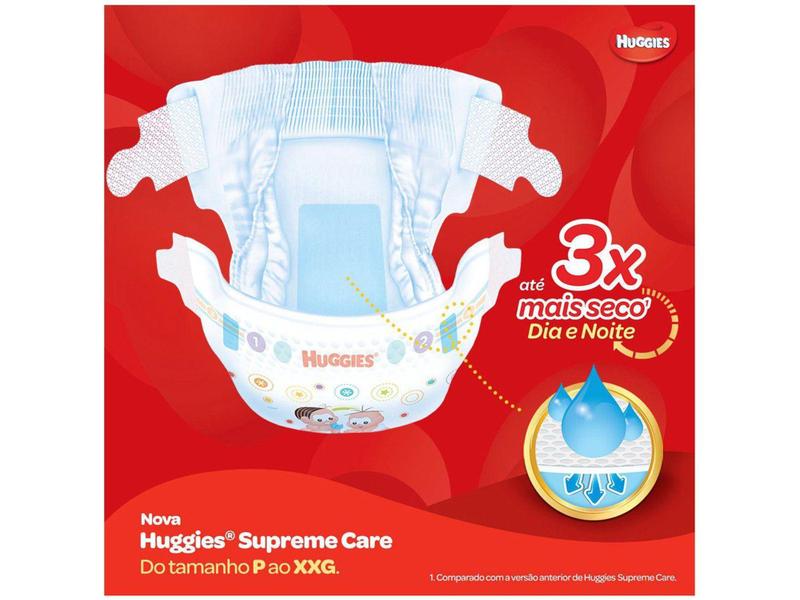 Imagem de Fralda Huggies Turma da Mônica Supreme Care - Tam. P 0 a 6kg 28 Unidades