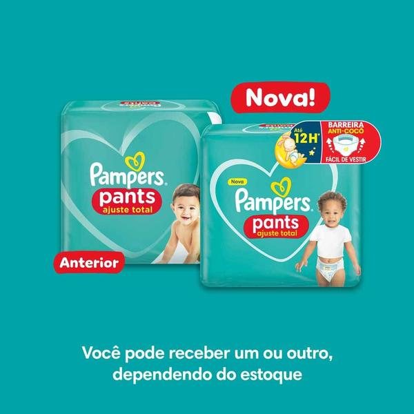 Imagem de Fralda Infantil Pampers Pants Ajuste Total Tamanho P com 46 Unidades