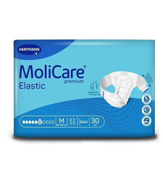 Imagem de Fralda Molicare Premium Elastic 6D- Tamanho:M c/ 30 unidades