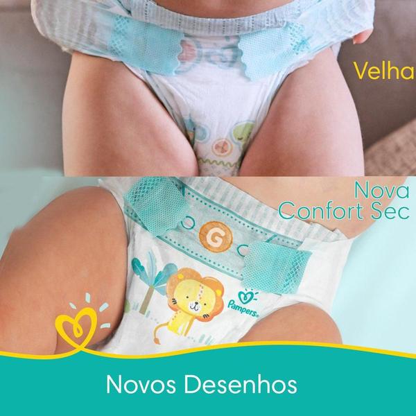 Imagem de Fralda Pampers Confort Sec Super Tamanho XXG 56 Tiras