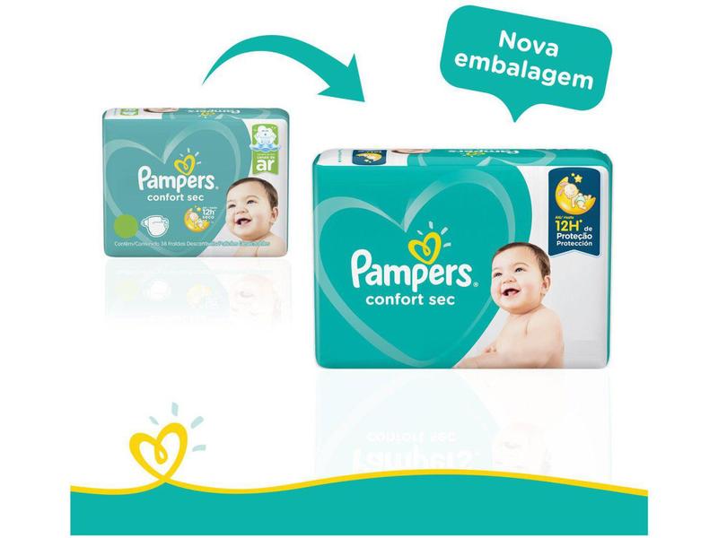 Imagem de Fralda Pampers Confort Sec Tam. G  - 9 a 13kg 60 Unidades