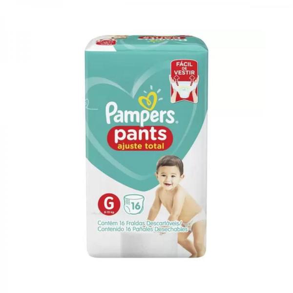 Imagem de Fralda Pampers Pants Ajuste Total XG 14 Unidades