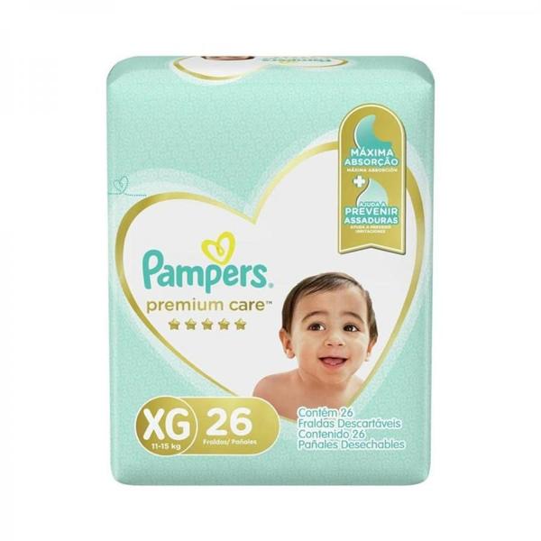 Imagem de Fralda pampers premium care mega xg 26un