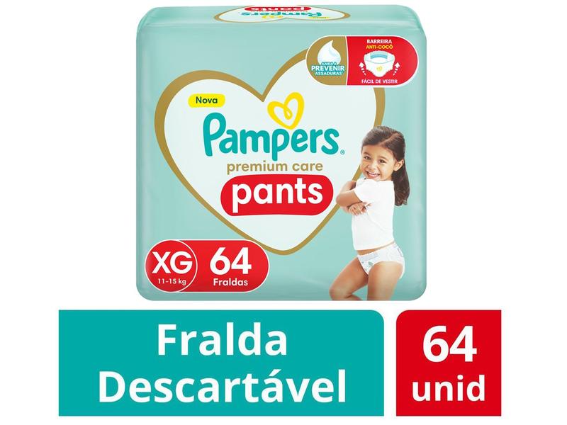 Imagem de Fralda Pampers Premium Care Pants Calça Tam. XG