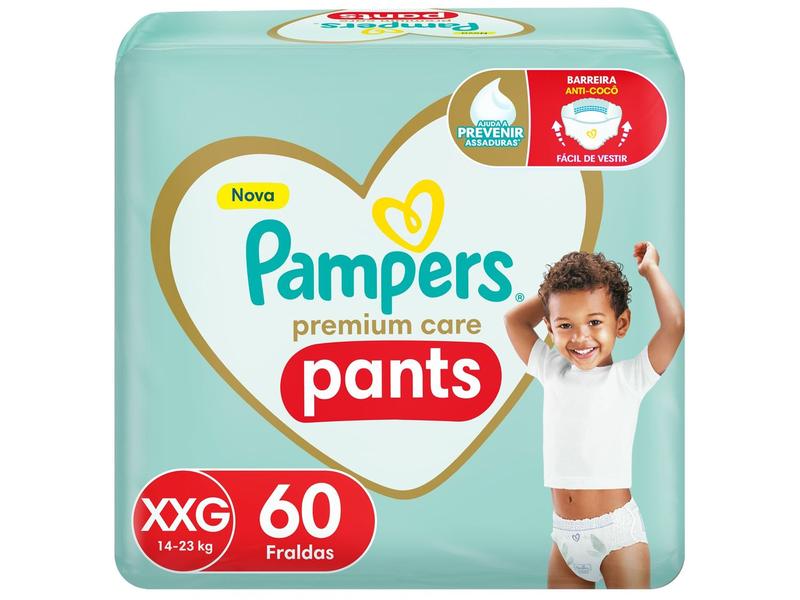 Imagem de Fralda Pampers Premium Care Pants Calça Tam. XXG