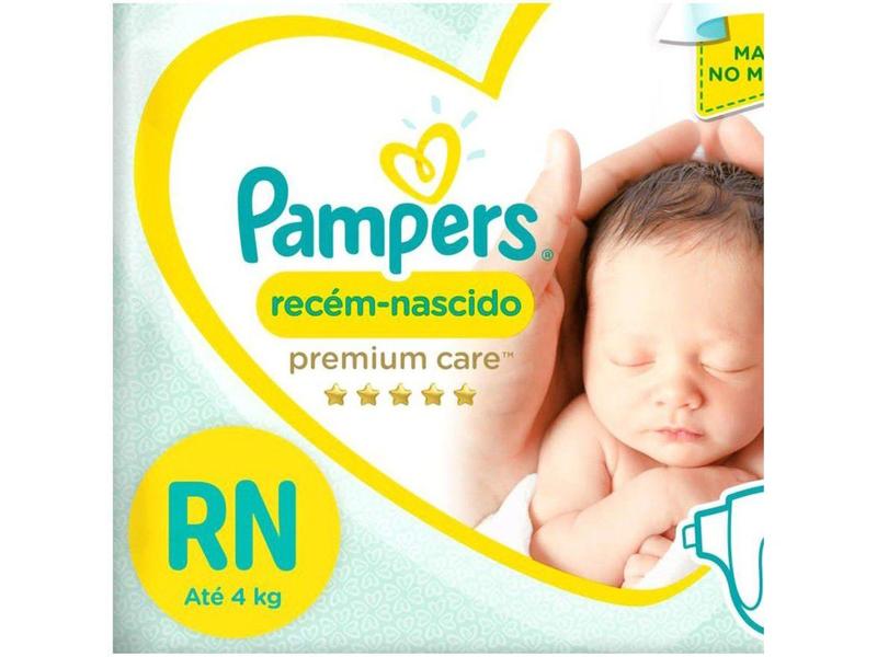 Imagem de Fralda Pampers Premium Care RN - Até 4kg 20 Unidades