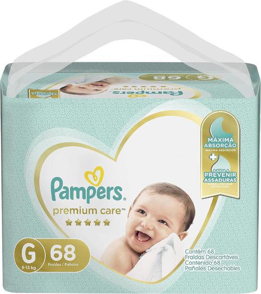 Imagem de Fralda Pampers Premium Care Tamanho G Com 68 Unidades