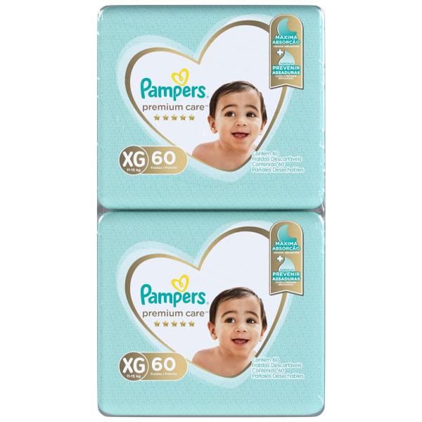 Imagem de Fralda Pampers Premium Care Topíssima XG com 120un