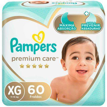 Imagem de Fralda Pampers Premium Care XG 60 Unidades